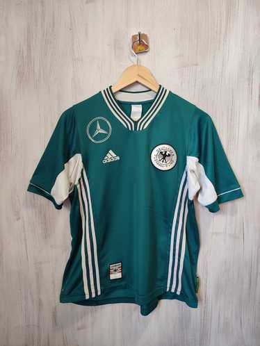 Classic Football Shirts - Germany 1988-90 home by Adidas This design was  worn at Euro 88 and when the side lifted the World Cup in 1990 Can you  imagine a team wearing