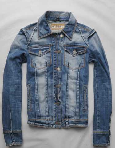 Galliano GALLIANO denim jacket 38 jeans Y2K - image 1