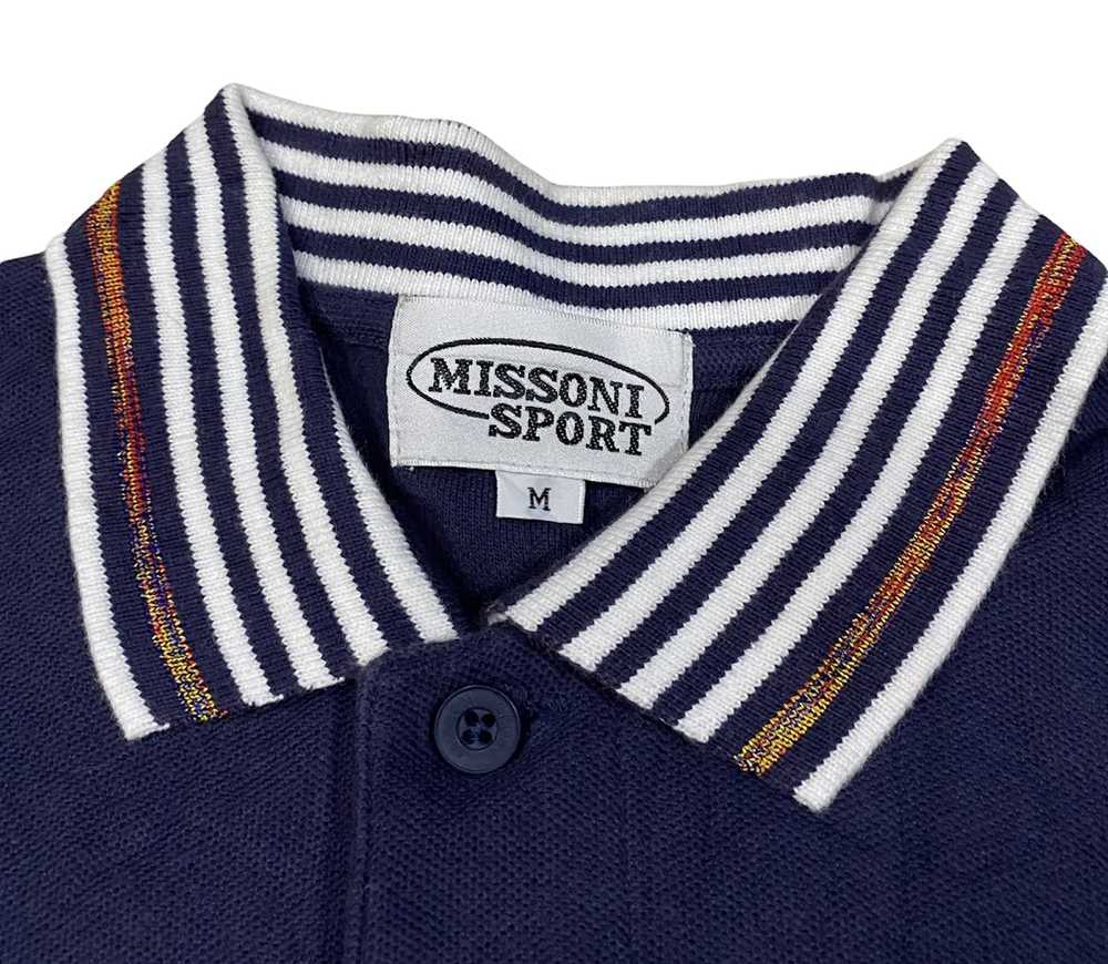 Missoni × Vintage Vintage colar missoni polo spor… - image 3