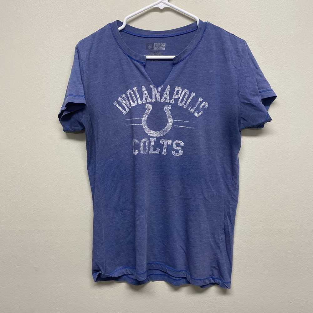 NFL Indianapolis Colts Shirt Womens Size XL Blue … - image 1