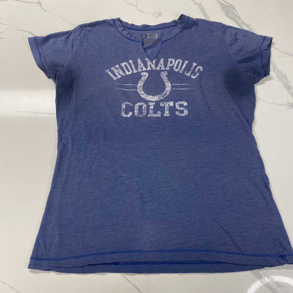 NFL Indianapolis Colts Shirt Womens Size XL Blue … - image 3