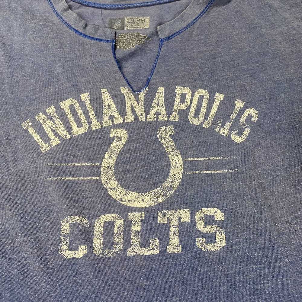 NFL Indianapolis Colts Shirt Womens Size XL Blue … - image 7