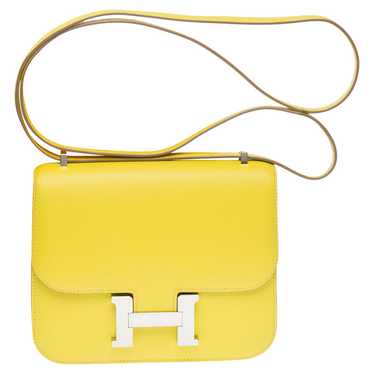 Hermès Birkin Bag 30 Leather in Yellow - image 1