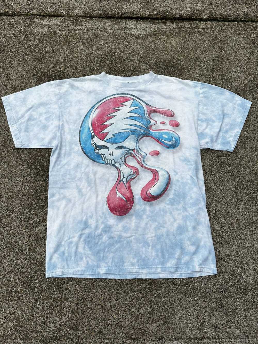 Vintage Grateful Dead Concert T Shirt 2003 Steal Your Face Liquid Blue –  Black Shag Vintage