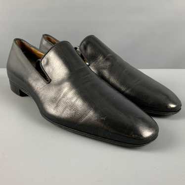 Paul Stuart Black Leather Loafers