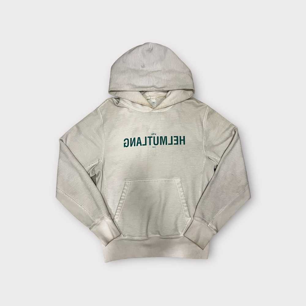 Helmut Lang Helmut Lang Green/White Mirrored Hood… - image 1