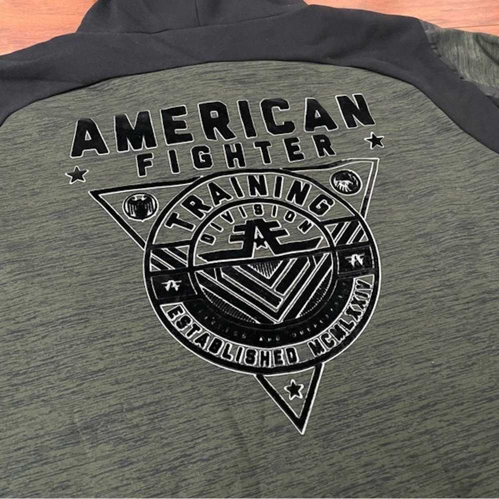 Designer NEW AMERICAN FIGHTER INLAND GREEN HOODIE… - image 7