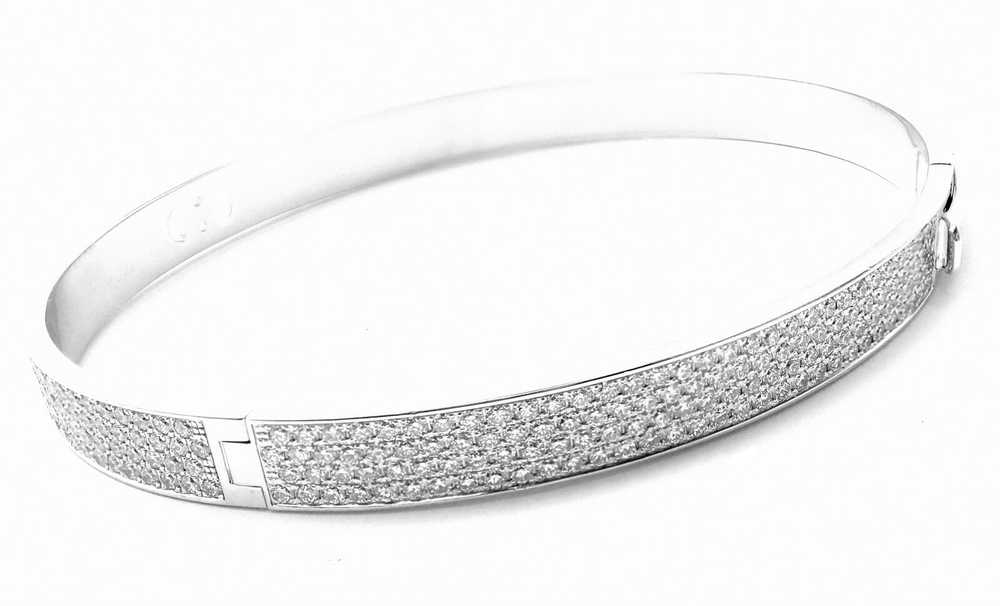 Hermes H D'Ancre 18k White Gold Diamond Small Mod… - image 7