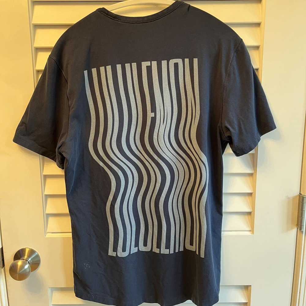 Lululemon dark blue lululemon 5 year basic tee — … - image 3