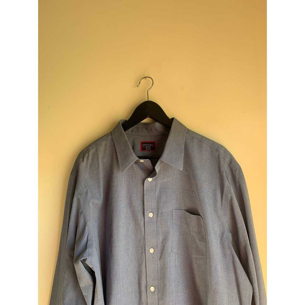 UNTUCKit Gray Cotton UntuckIt Wrinkle Free Button… - image 5