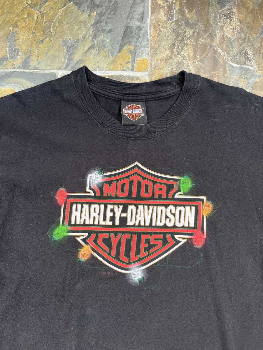 Harley Davidson × Vintage Vintage Christmas Harle… - image 2