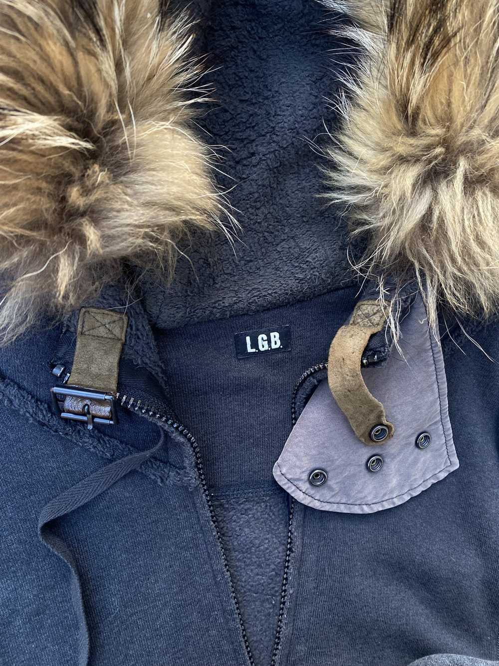 Le Grande Bleu (L.G.B.) L.G.B. Fur Parka Hoodie - image 5