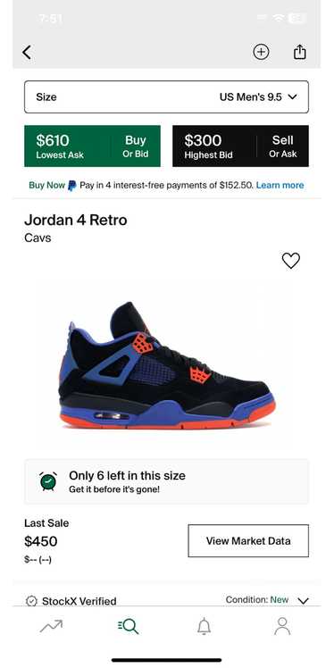 Jordan Brand Jordan 4 Retro Cavs
