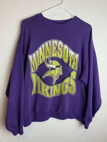 Hanes 1995 Minnesota Vikings Purple Crewneck Sweat