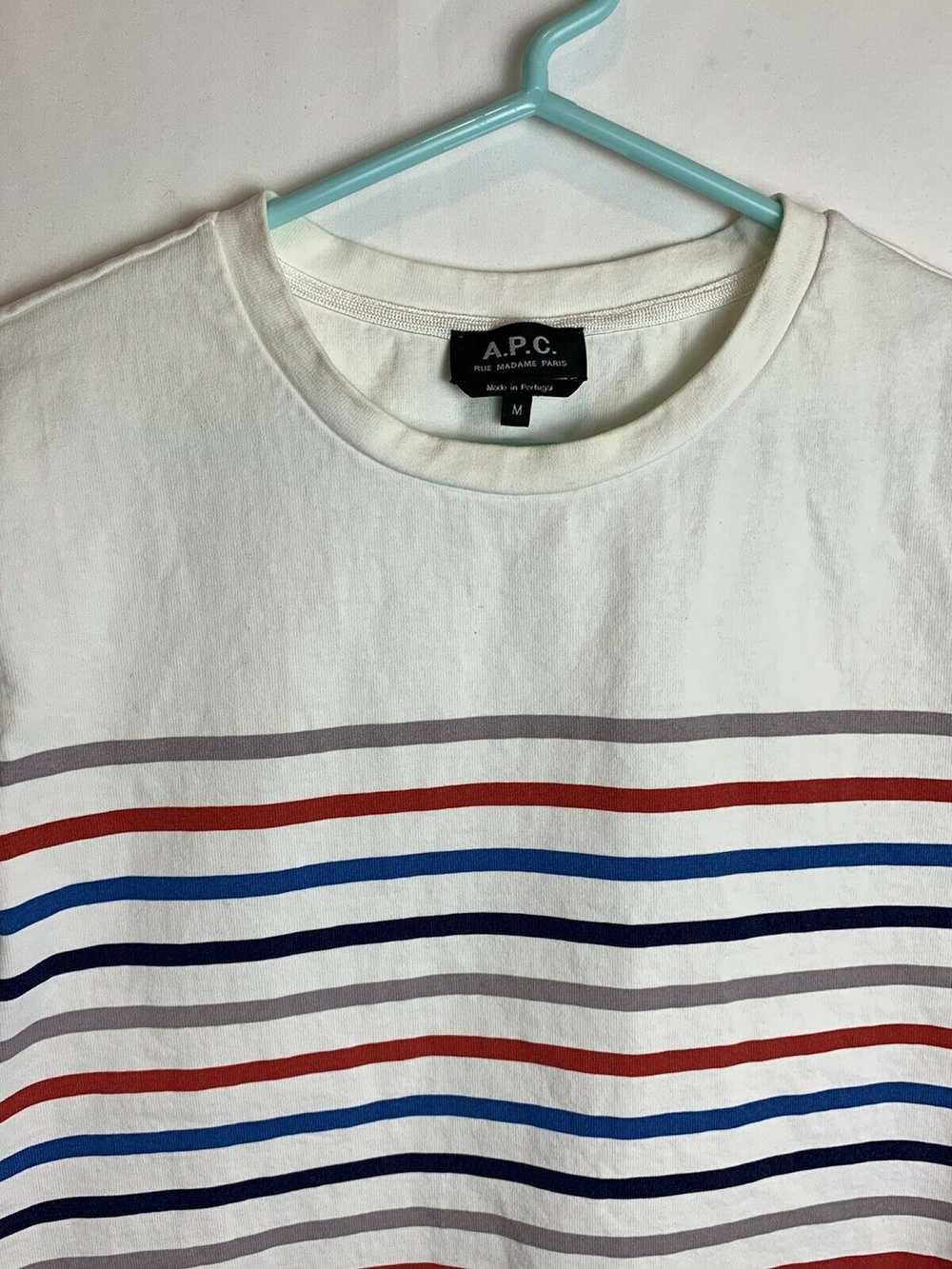 A.P.C. APC Rue Madam Paris Multi Colored Striped … - image 3