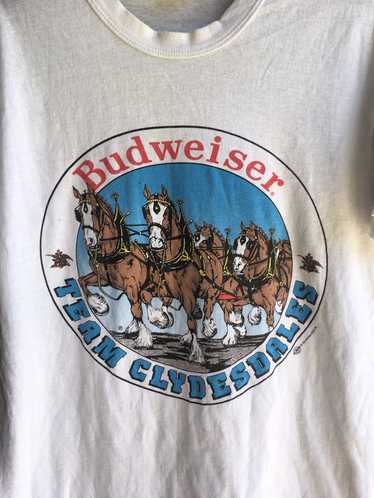 Band Tees × Budweiser × Vintage Rare vintage 80s B