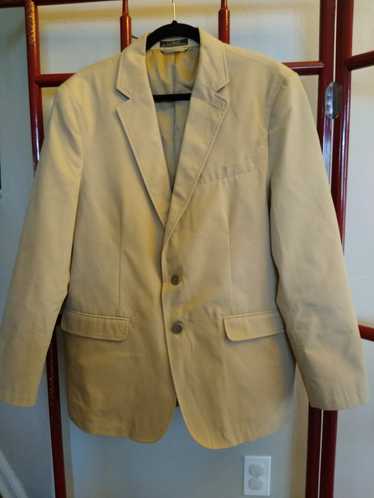 Khaki Cotton Sports Coat