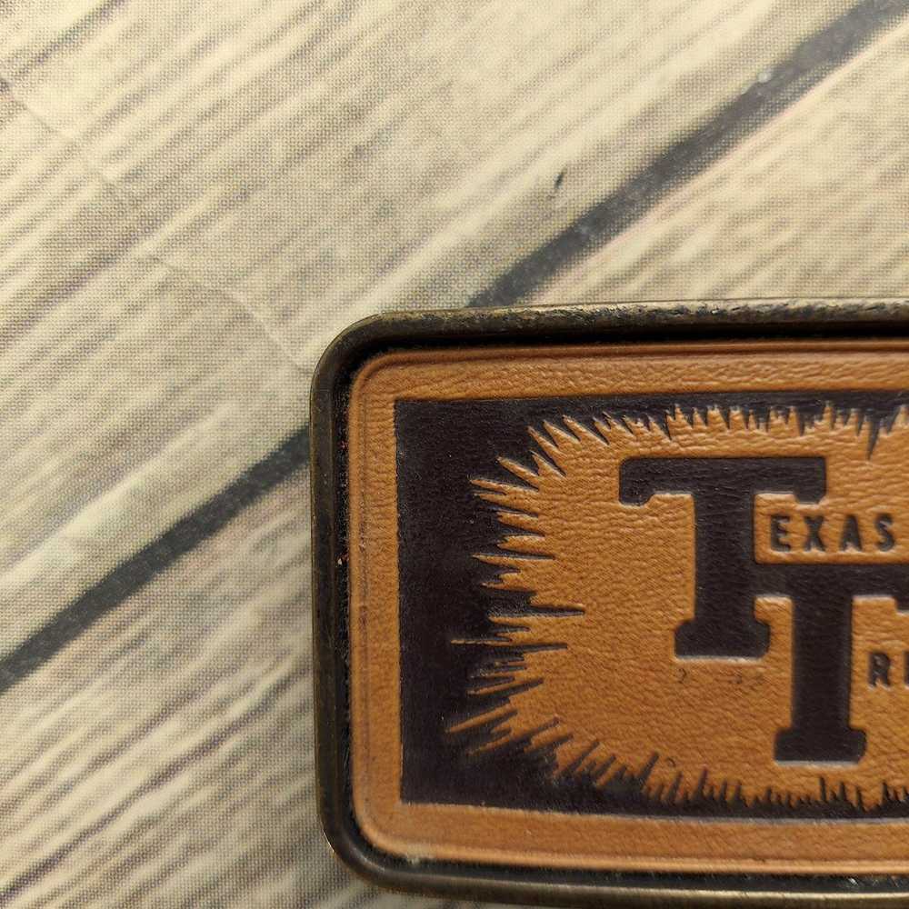 Other Texas Triumph Belt Buckle Vintage Western R… - image 3
