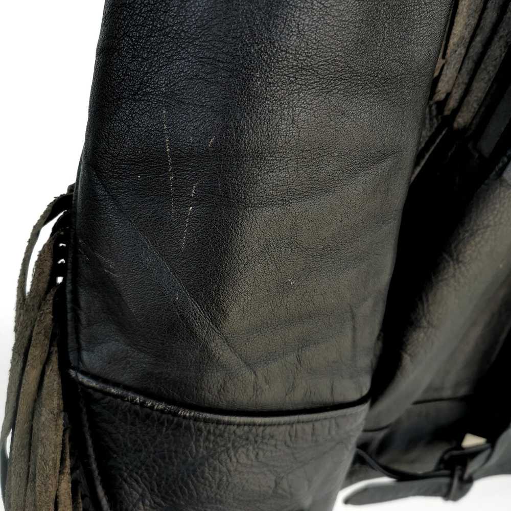 Cowboy Equipment × Leather Jacket Rare Cowboys Le… - image 9