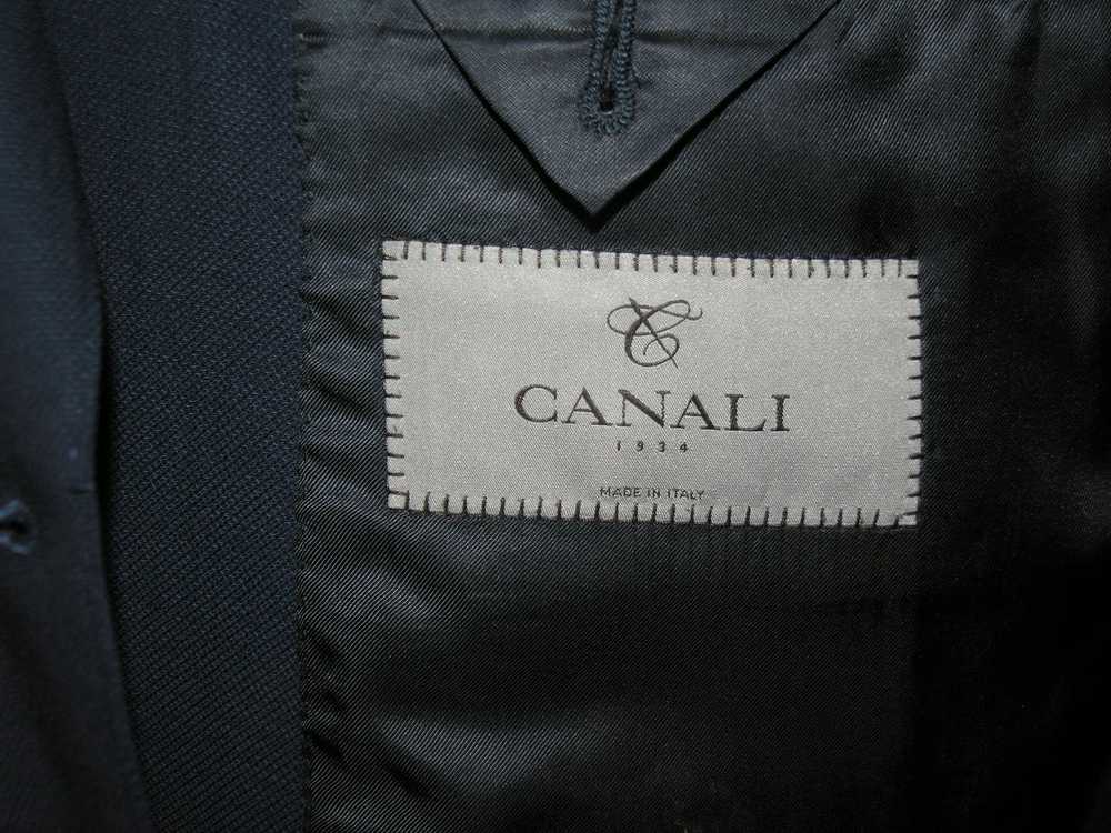 Canali 1934 Travel Water Resistant Blue Two Butto… - image 11