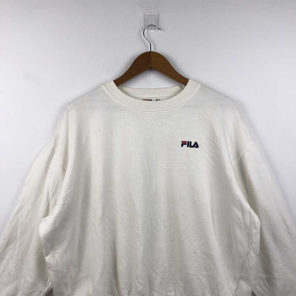 Fila × Sportswear × Streetwear FILA Spellout Crew… - image 2