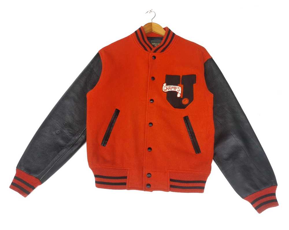 Leather Jacket × Varsity Jacket × Vintage Vintage… - image 2