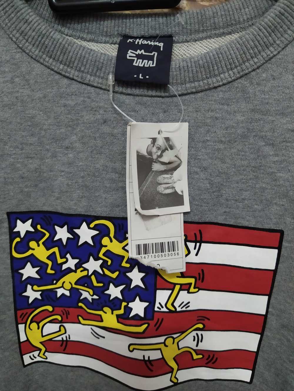 Keith Haring KEITH HARING SWEATSHIRT FLAG (B680) - image 4