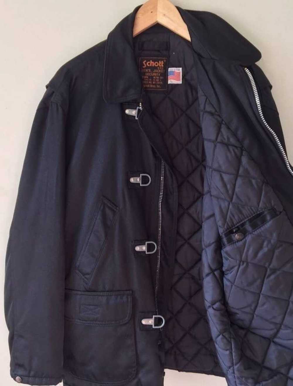 Schott Made in USA Black Toggle Coat - image 3