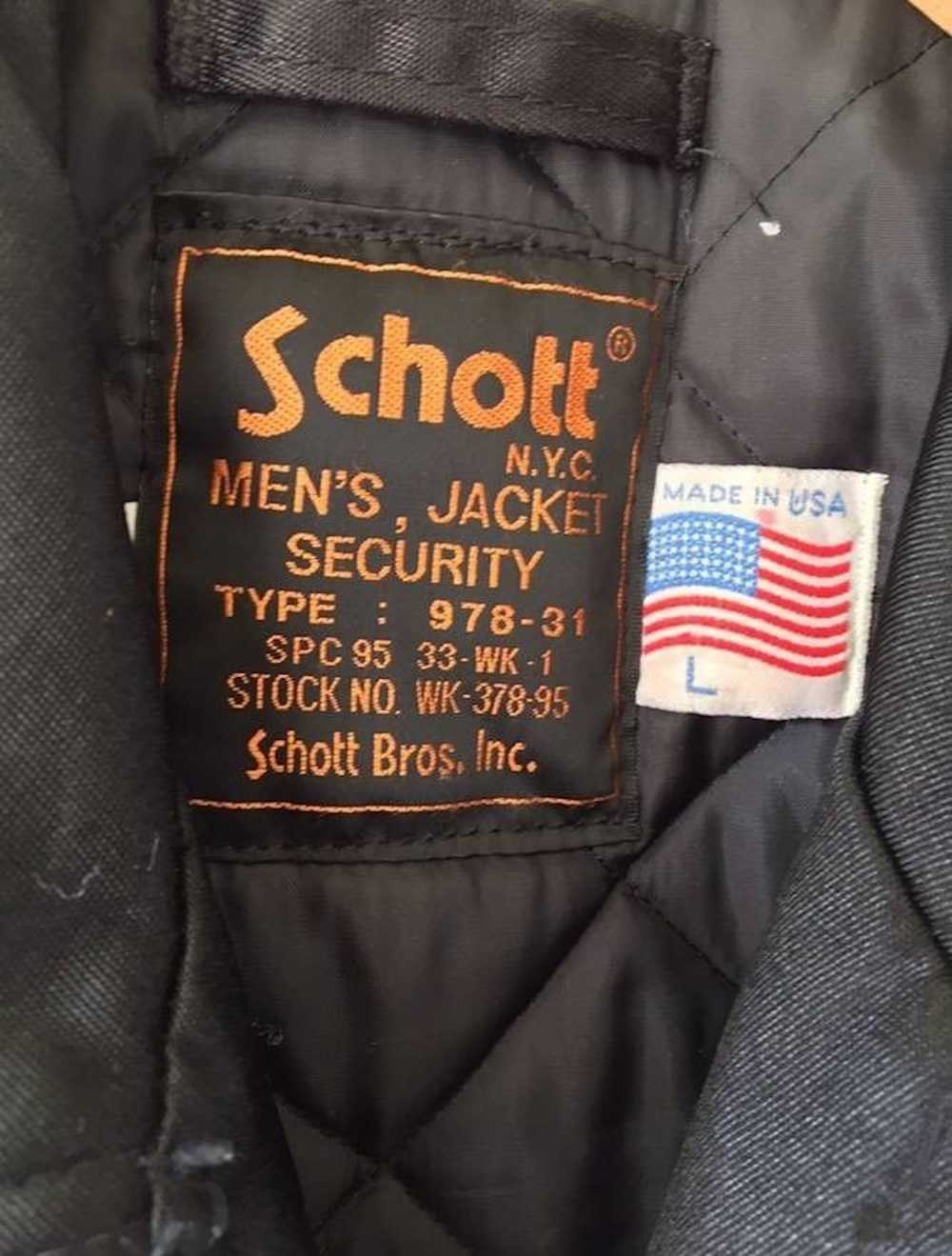 Schott Made in USA Black Toggle Coat - image 6