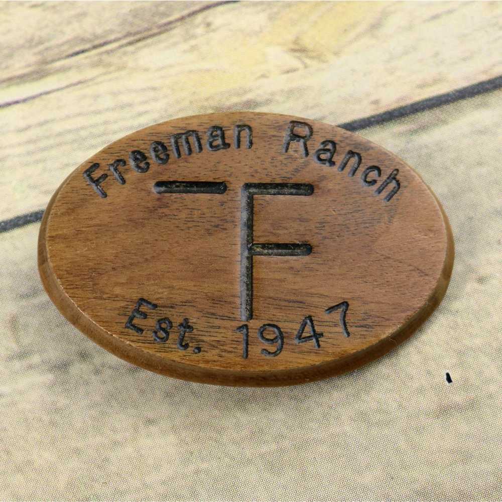 Handmade Freeman Ranch Belt Buckle Vintage Wester… - image 3