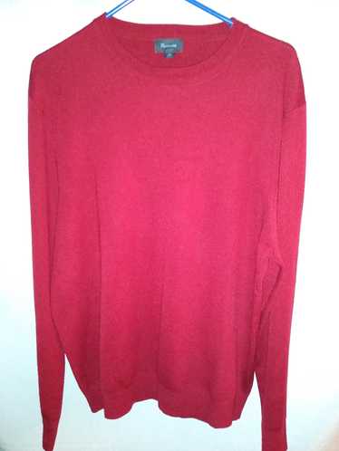 Faconnable 100% Merino Wool Crew Neck Pullover Kn… - image 1