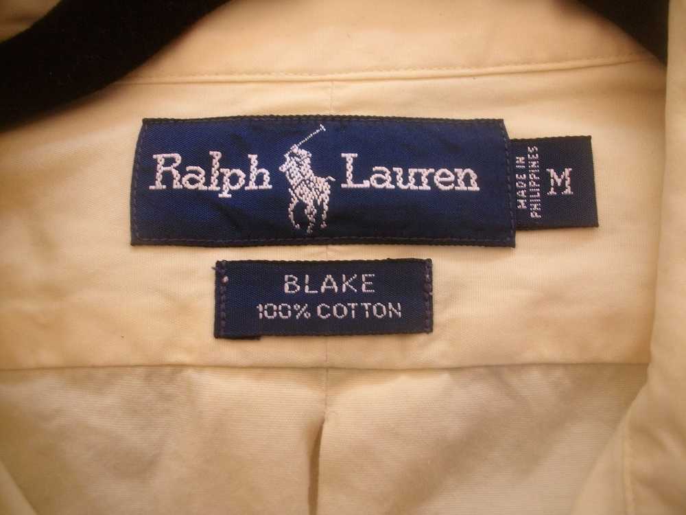 Ralph Lauren Vintage 100% Cotton Long Sleeve Blak… - image 3