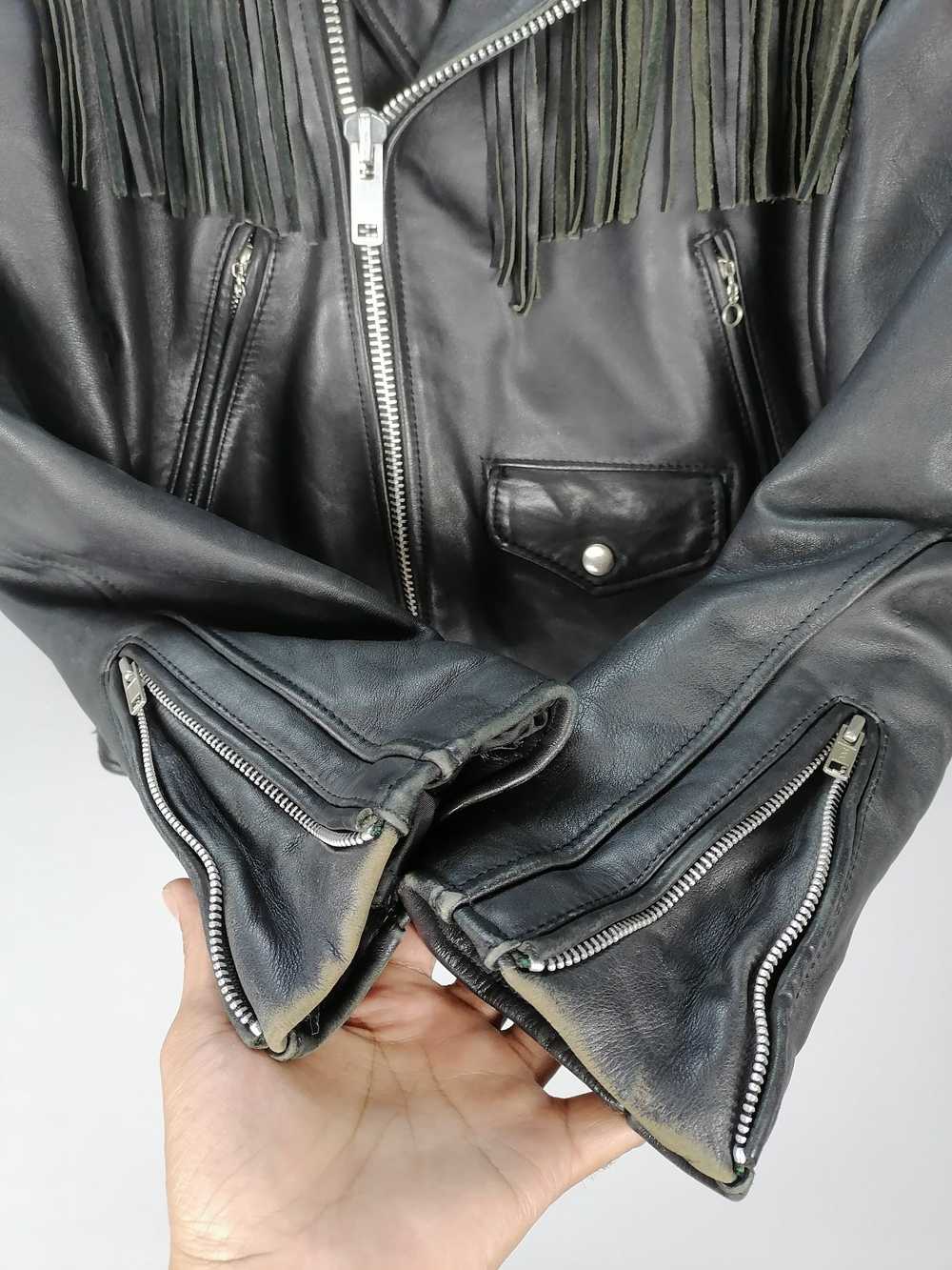 Harley Davidson × Leather Jacket × Vintage Vintag… - image 4