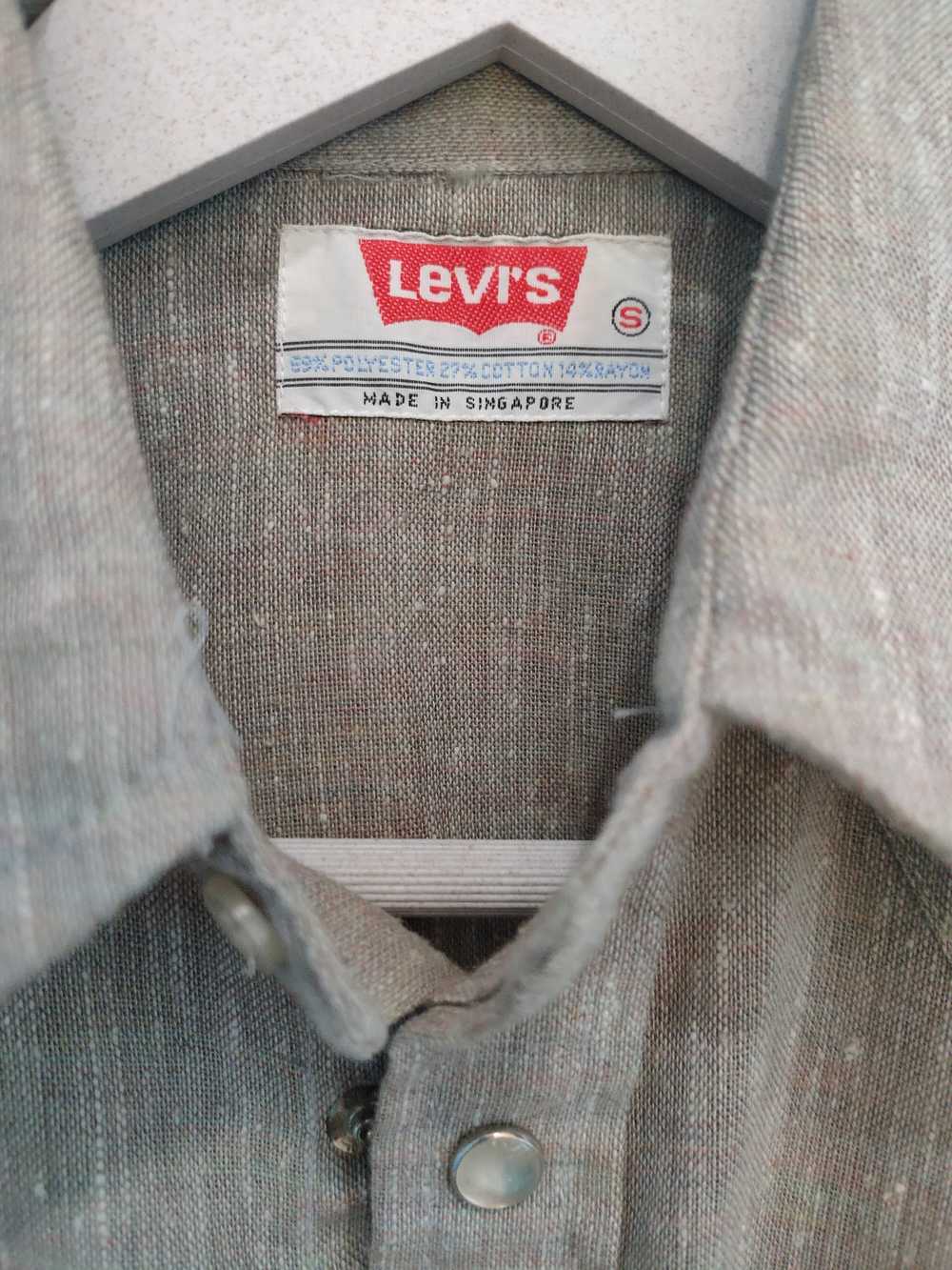 Levi's × Vintage Rare Levis big E 80's long sleev… - image 3