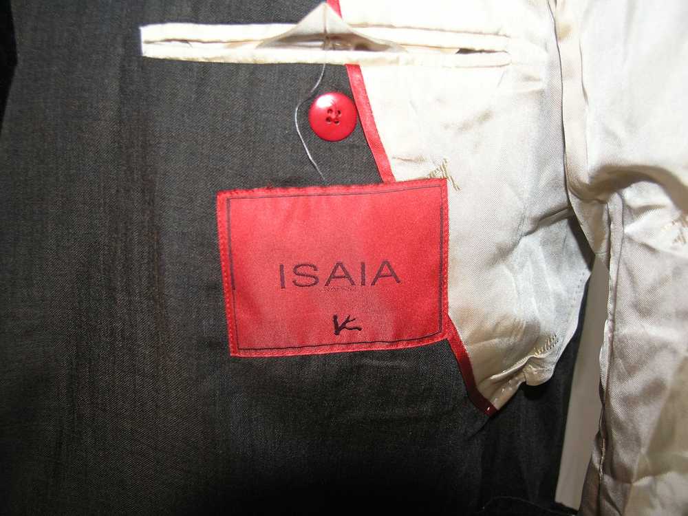 Isaia Base S 100% Cashmere Nuvola Sciamm Two Butt… - image 11