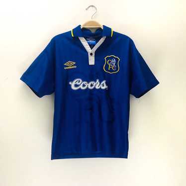 【00s Umbro】Chelsea tshirt soccer uniform CHELSEA 1998/2000 AWAY FOOTBALL SHIRT VINTAGE UMBRO SOCCER