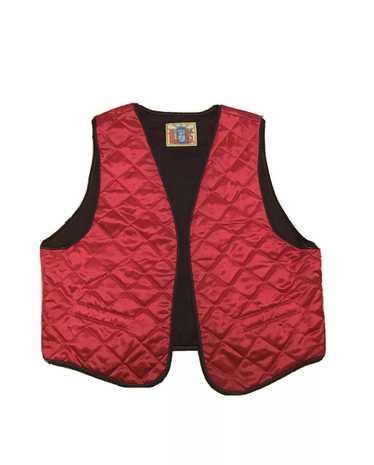 Vintage 90s Shiny Diamond Quilted Puffer Hip Hop … - image 1