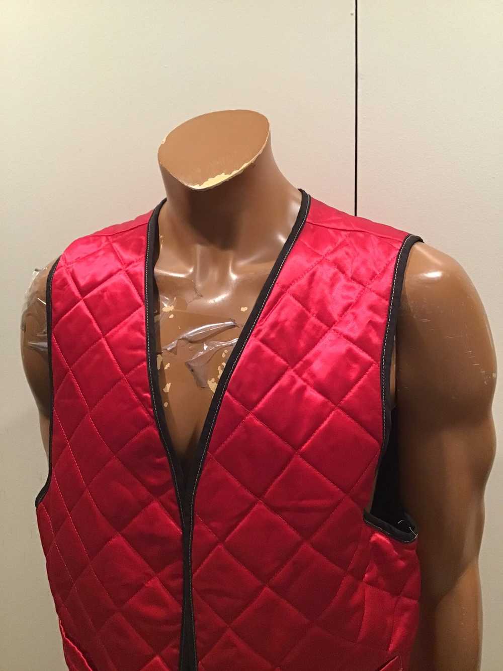 Vintage 90s Shiny Diamond Quilted Puffer Hip Hop … - image 7