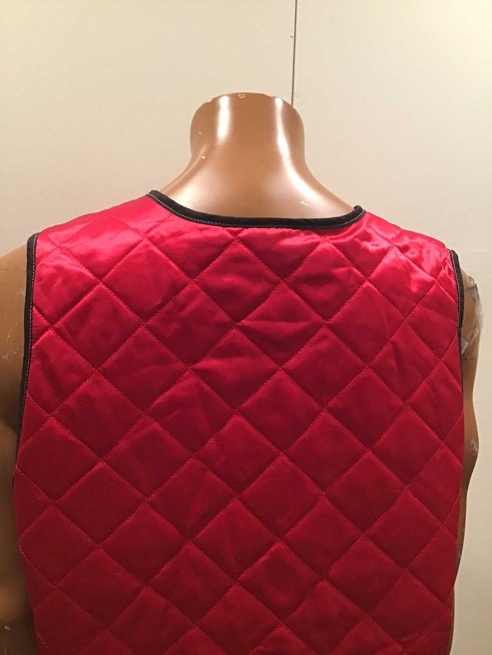 Vintage 90s Shiny Diamond Quilted Puffer Hip Hop … - image 8