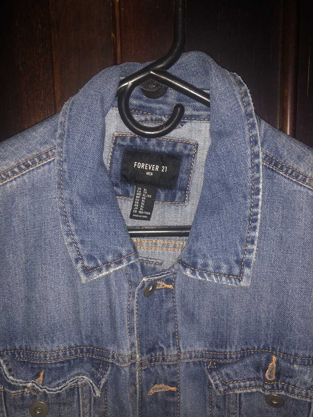 21 Men Men 21 Jean Jacket - image 2