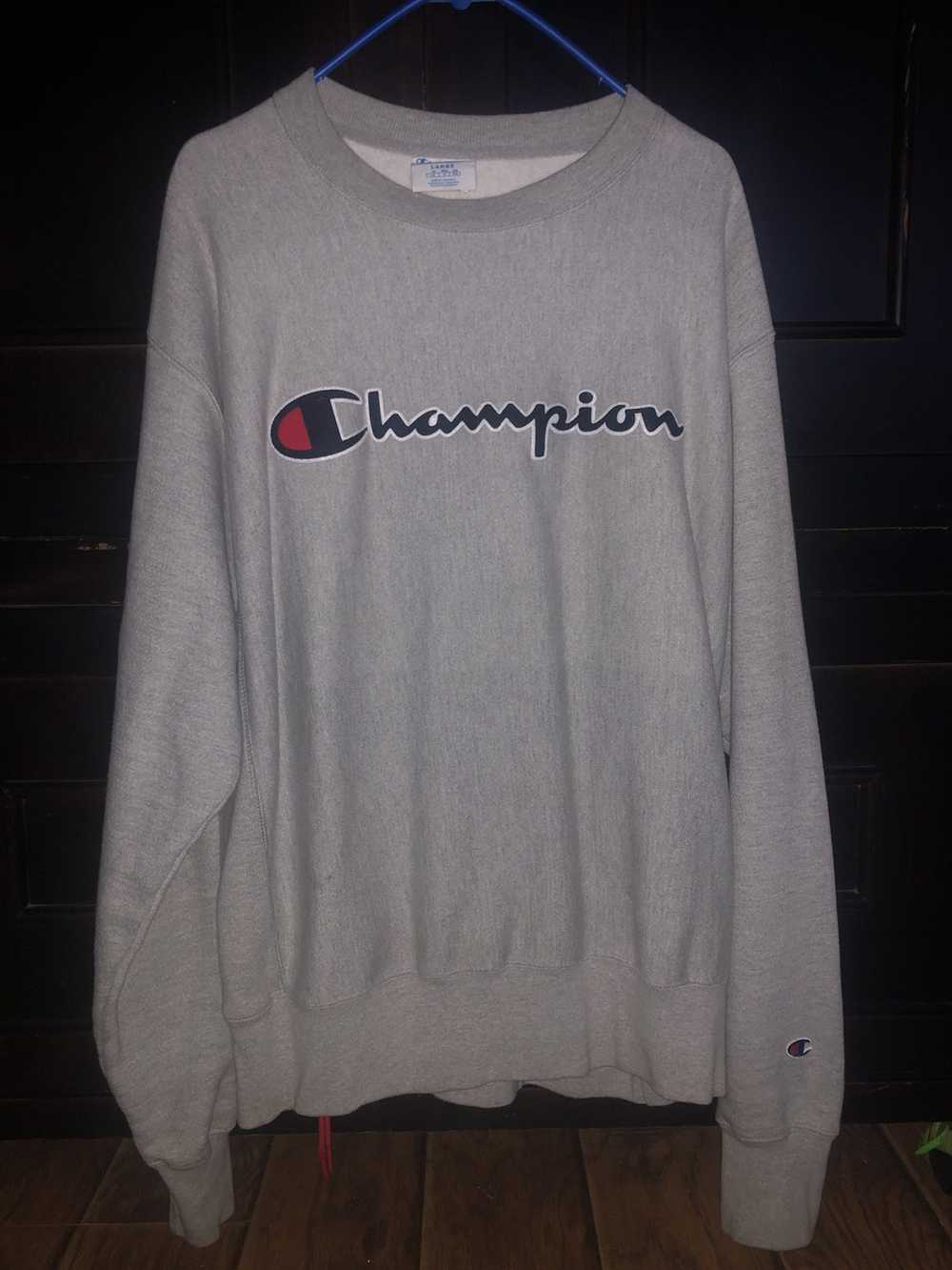 Champion Grey Champion crew neck - image 1