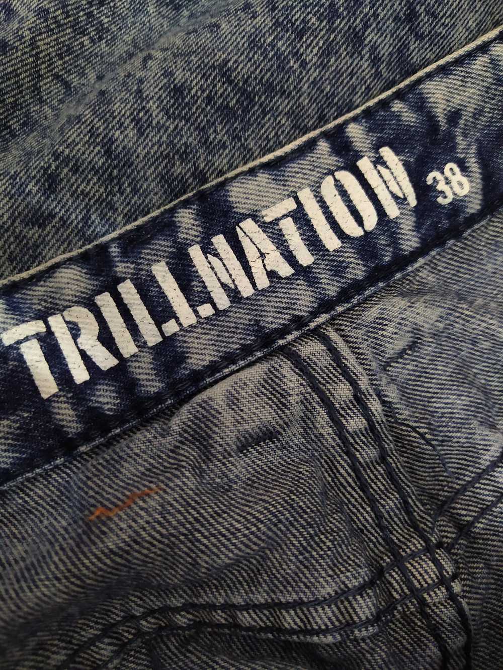 Distressed Denim × Japanese Brand TRILLNATION ACI… - image 11