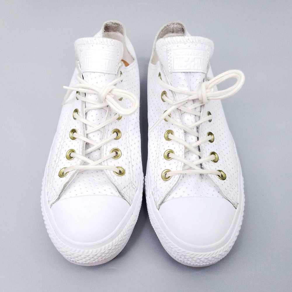Converse Converse All Star Perforated Leather Sne… - image 2
