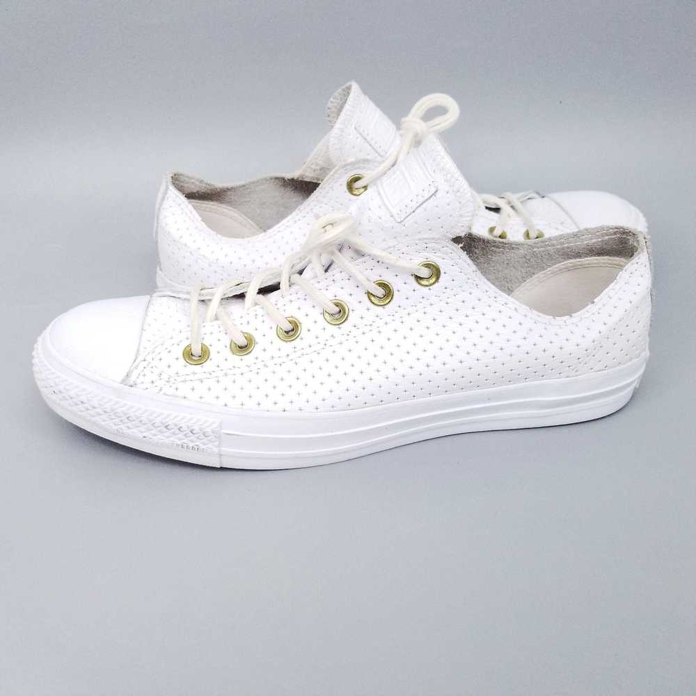 Converse Converse All Star Perforated Leather Sne… - image 5
