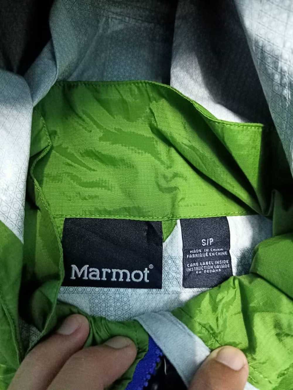 Marmot Marmot hooded Windbreaker nice colour way - image 2