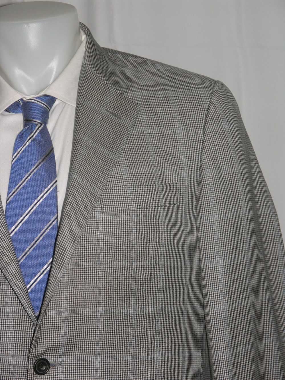 Hickey Freeman Addison Plaid Two Button Blazer - image 3