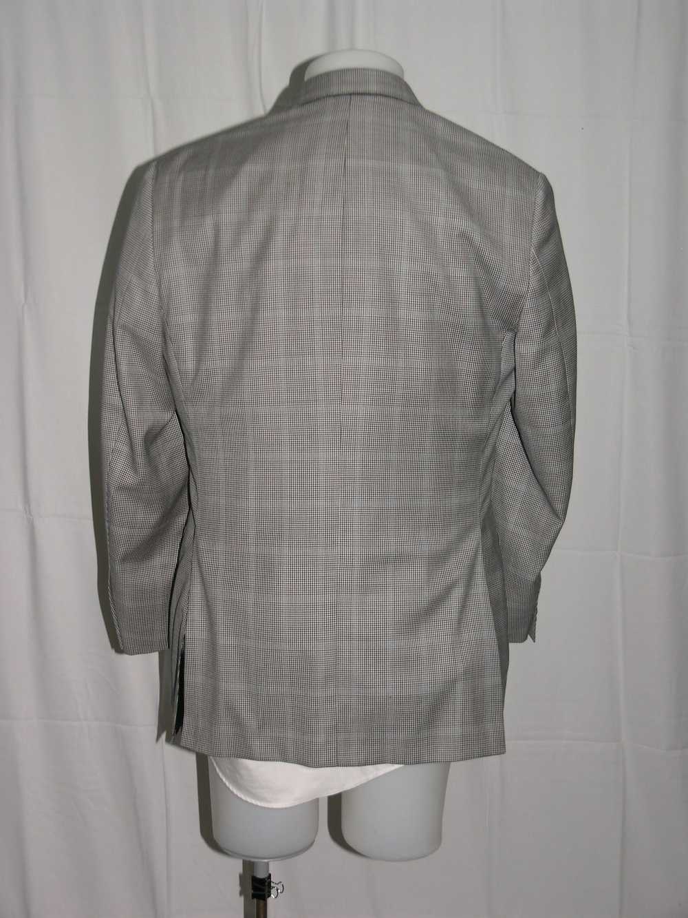 Hickey Freeman Addison Plaid Two Button Blazer - image 7