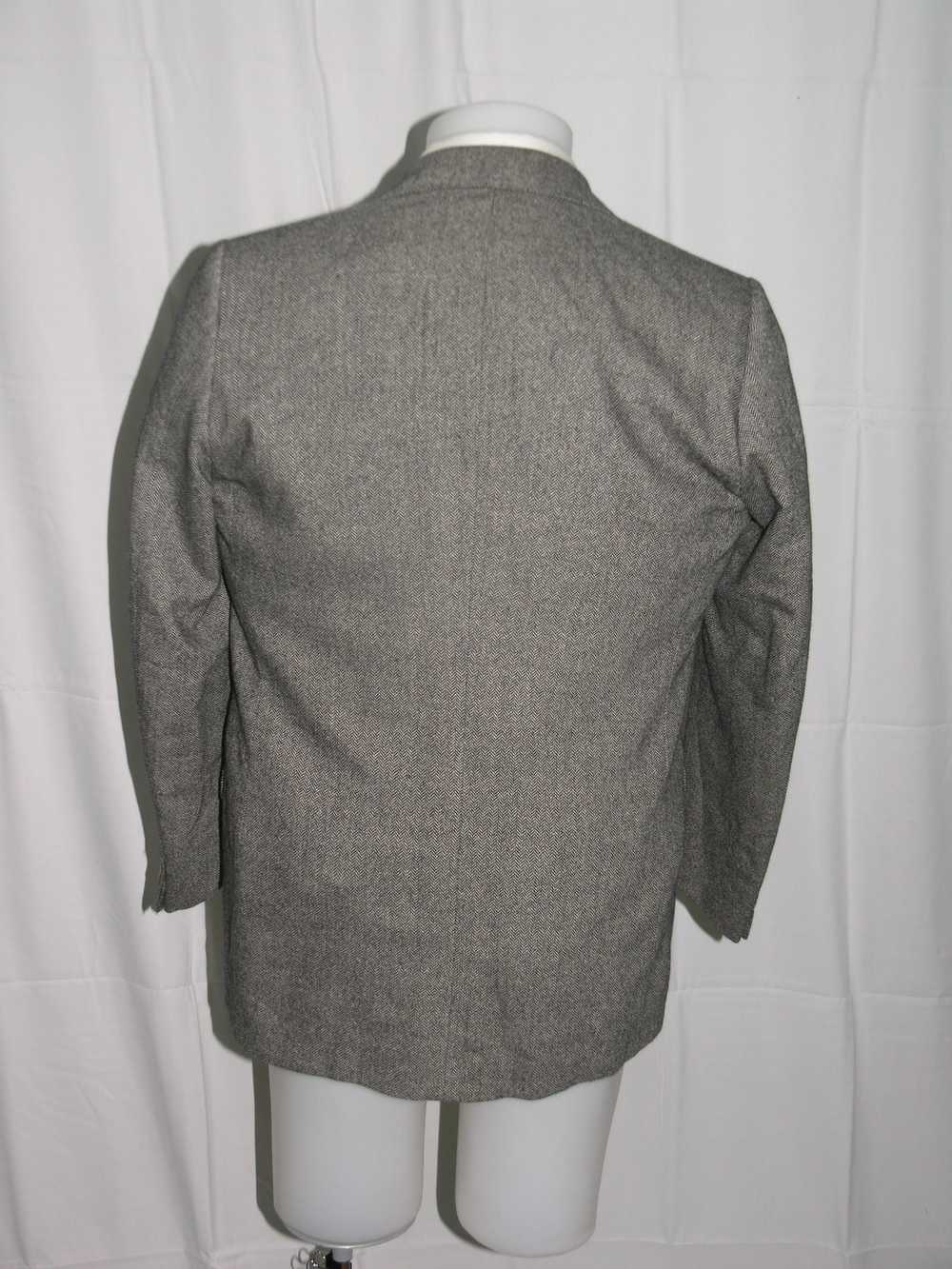 Kiton Vintage Tweed Flannel Weight Two Button Bla… - image 7