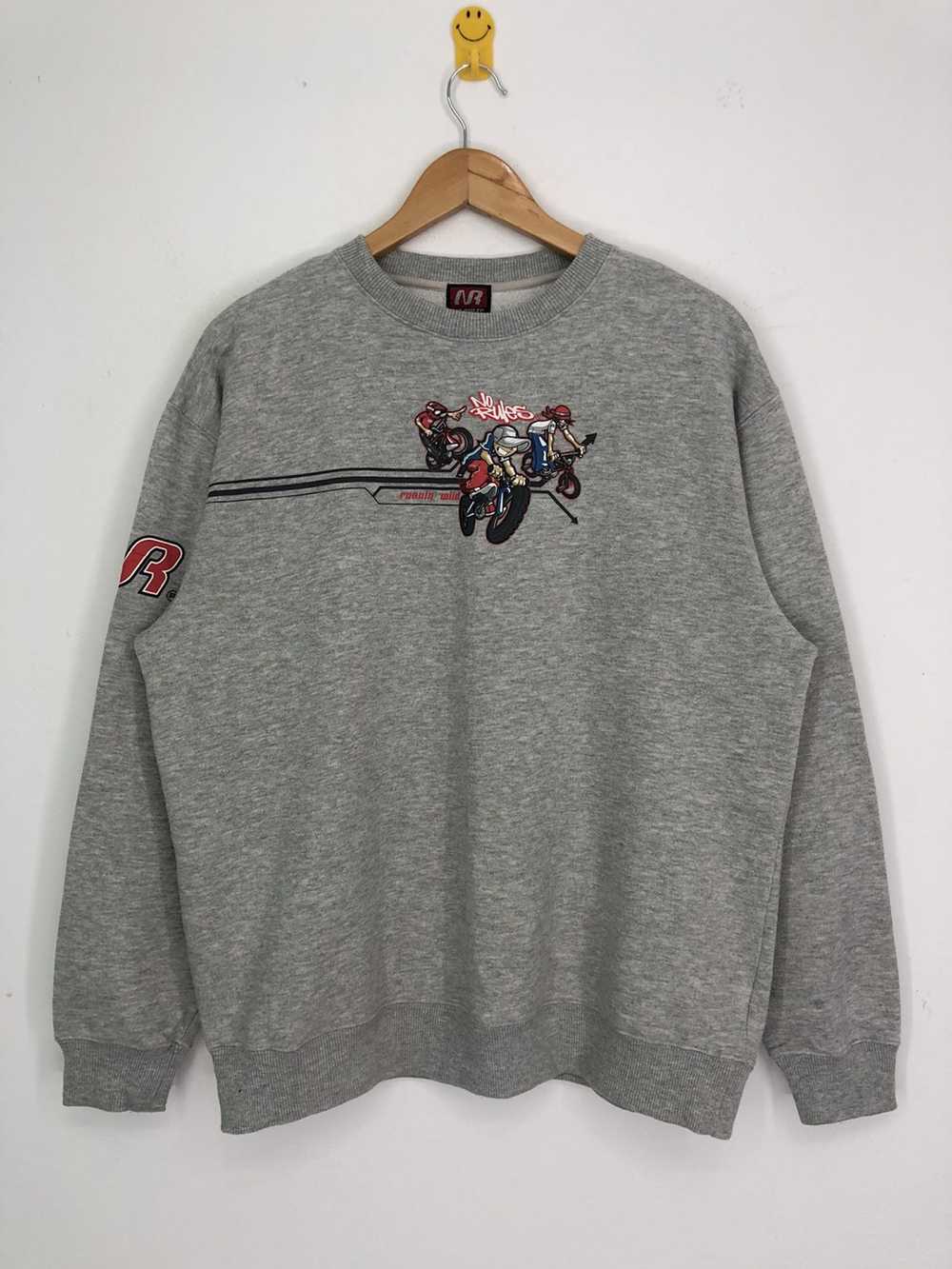 Japanese Brand Vintage No Rules Spellout BMX Skat… - image 1