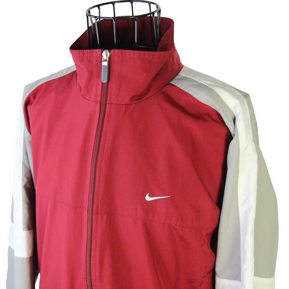 Nike × Vintage Vintage Nike Back Swoosh Windbreak… - image 1